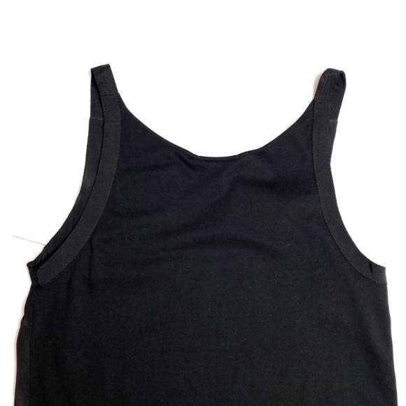 MASSIMO Dutti Mulberry Silk Sleeveless Tank Top in Black New with Tag - Picture 5 of 7